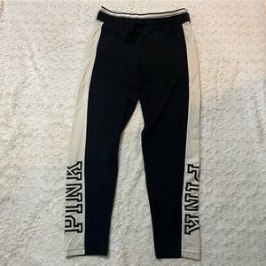 PINK by Victoria Secret Black and White Sweatpants